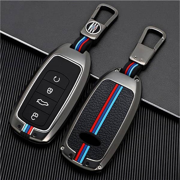 Tiggo 8 Pro Zinc Alloy Key Cover with Keychain