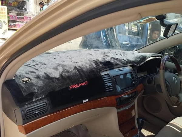 Toyota Premio 2002-2007 Dashboard Carpet Cover Velvet Furr with Anti-Slip Backing
