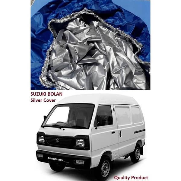 SUZUKI BOLAN / CARRY Parachute Top and Body Cover with Silver Exterior