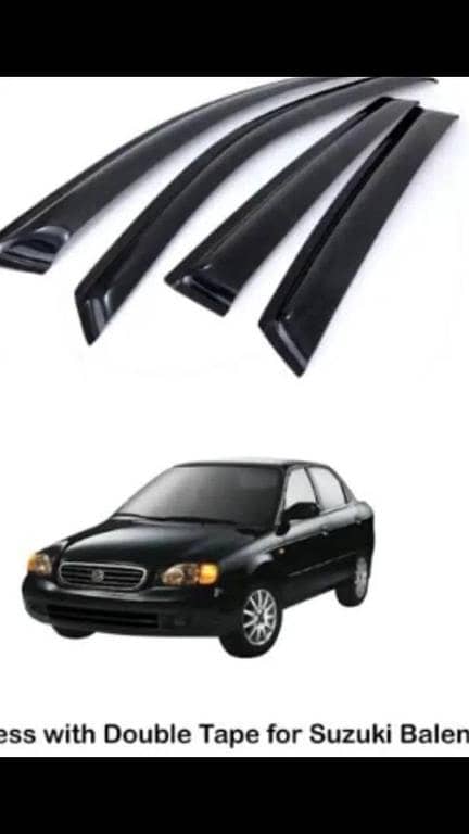 Baleno Air Press sun visor and rain protector with double tap