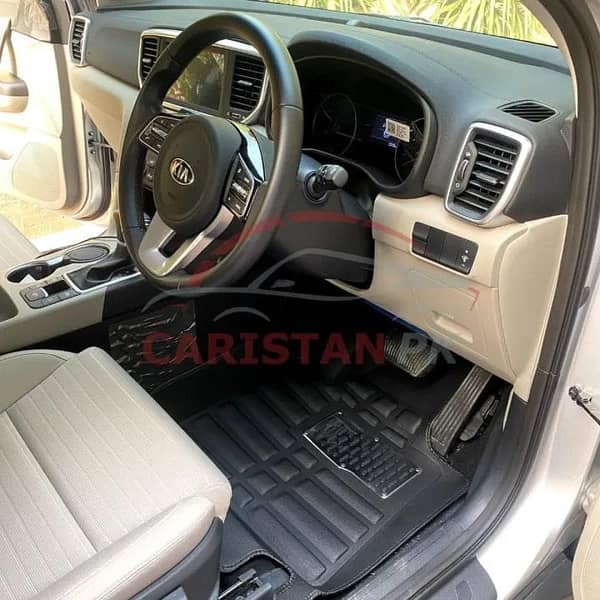 Kia Sportage 5D Floor Mats, Black