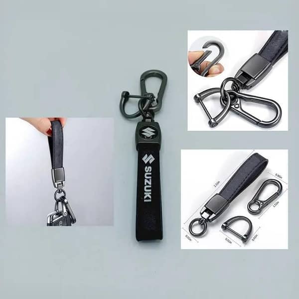 Suzuki TPU Keychain Plus Leather