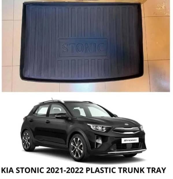 Kia Stonic PVC Trunk Mat – Premium Imported, Waterproof and Washable