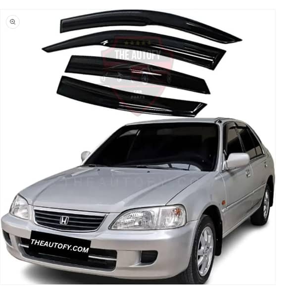 Honda City 1996-2002 Air Press / Sunvisor 4-Piece Set with Double Tape