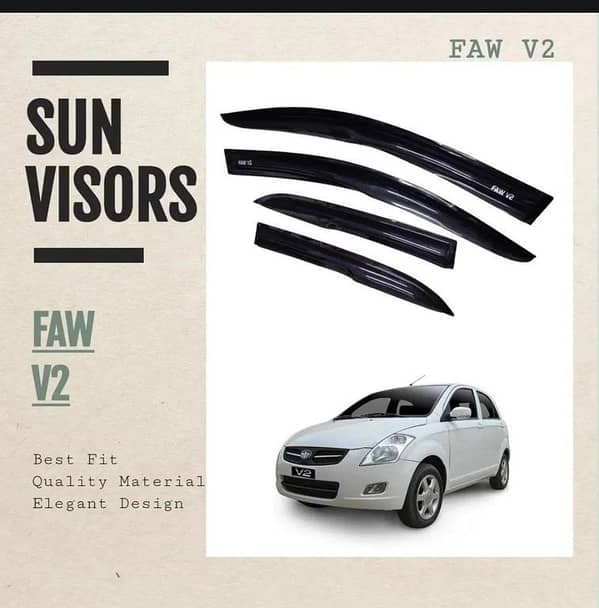 Air Press Window Visors for Faw V2 — Set of 4