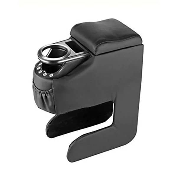 Multi-Console – Car Arm Rest Universal Jumbo with One Cup Holder and Small Storage Box