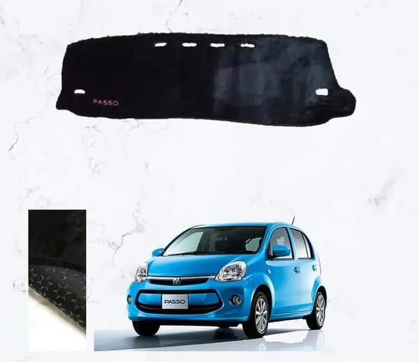 Toyota Passo Dashboard Velvet Carpet Cover (2010-2015)