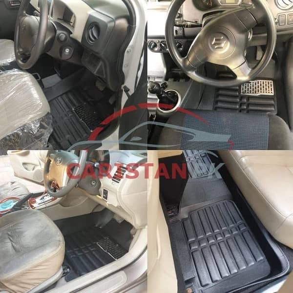 Suzuki Alto 5-Door Floor Mats, Black (2017-2023)