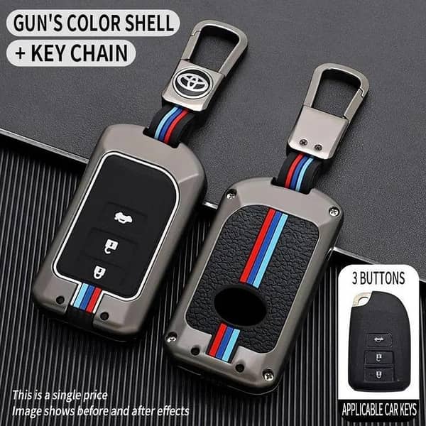 Toyota Yaris zinc alloy key cover (premium quality) - Keycase