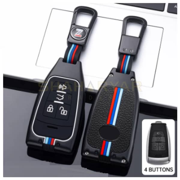 BAIC BJ40 Key Cover with Metal Shell, 4-Button
