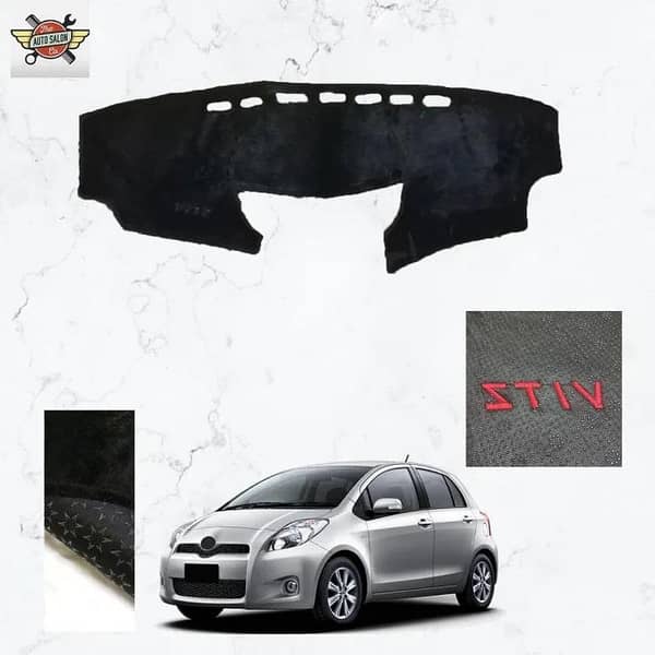TOYOTA VITZ 2007 Velvet Dashboard Mat
