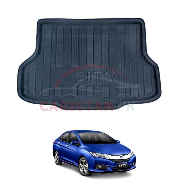 Honda City Foam Trunk Mat Black for 2022 Model & Onwards