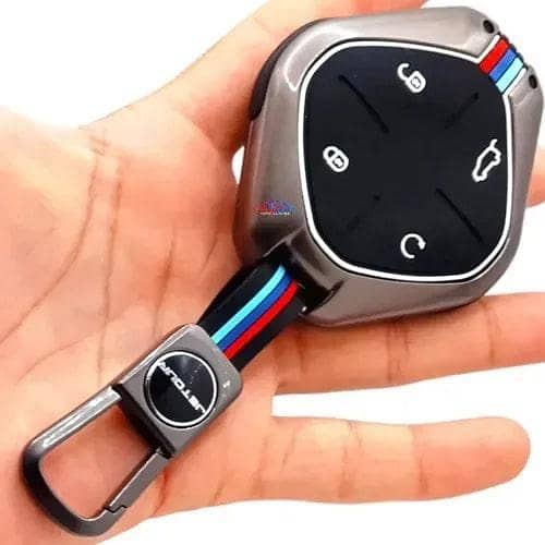 Jetour Dashing Luxury Metal Smart Car Key Cover with Key Chain (1 Pcs)