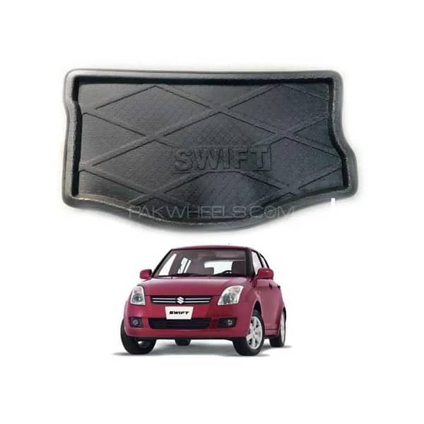 Car Rear Trunk Mat and Boot Tray Liner for Suzuki Swift