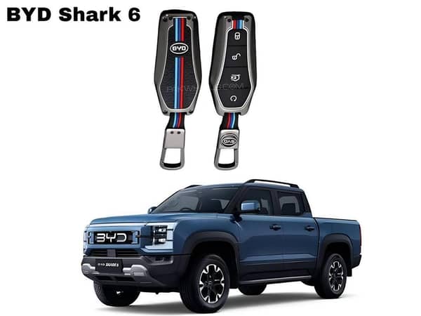 BYD Shark 6 Zinc Alloy Key Cover with Key Chain