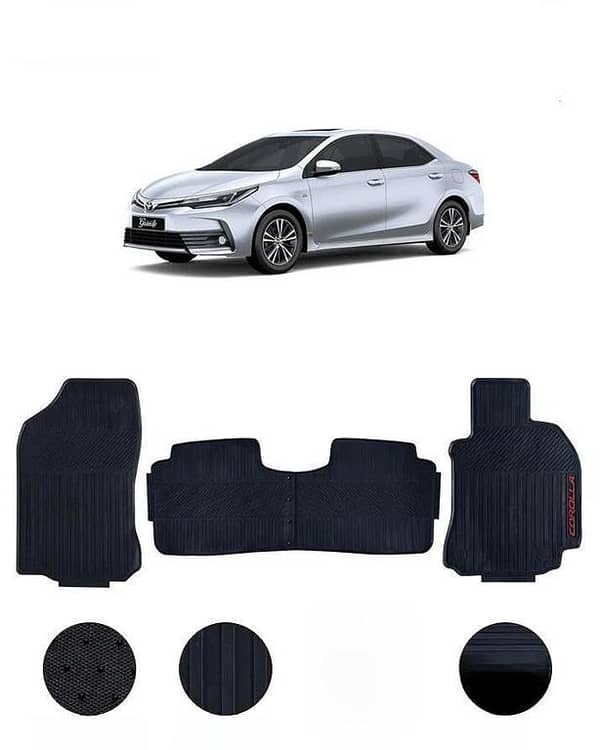 TOYOTA COROLLA 2014-Present Latex Rubber Car Floor Mats
