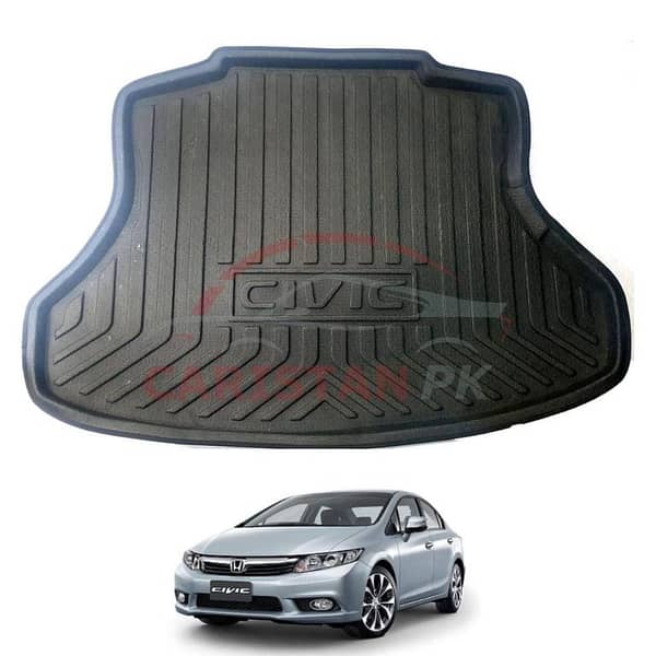 Honda Civic Foam Trunk Mat Black (2012-2015) – Custom Fit