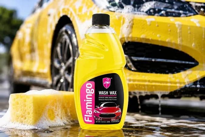 Flamingo Wash And Wax Shamoo 500ML