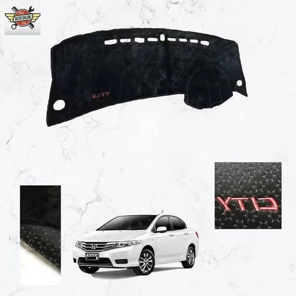 HONDA CITY 2009-2022 Velvet Dashboard Mat