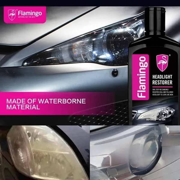 Flamingo Headlight Restorer for Cars