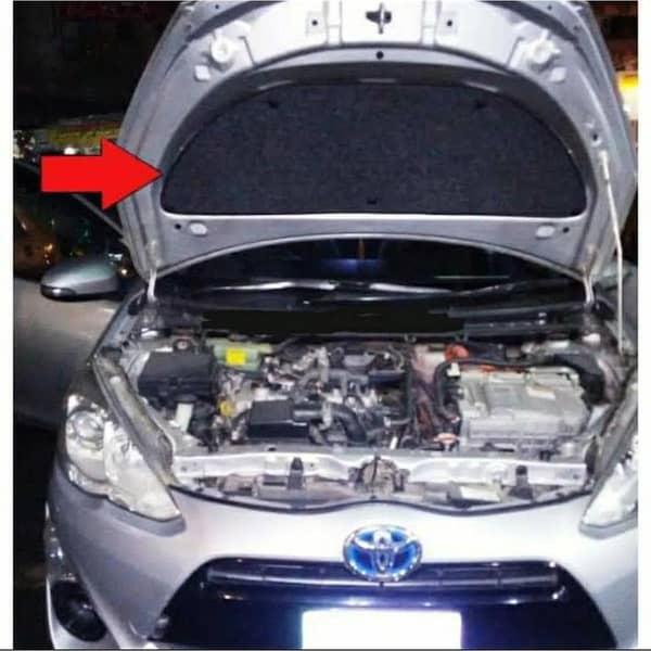 Bonnet Insulator for Toyota Aqua – Heat and Sound Proof Namda