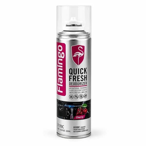 Flamingo Car A/C Quick Fresh Deodorizer (220ML) Available in 4 Fragrances