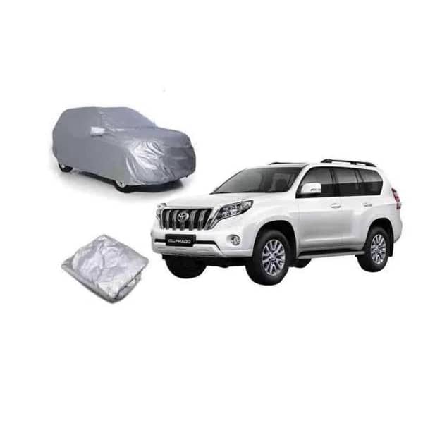 Toyota Land Cruiser Prado, Fortuner, Hilux Surf, Range Rover Water and Dust Proof Car Cover - Full Body, Scratch-Resistant