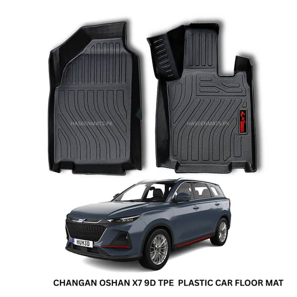 CHANGAN OSHAN X7 9D TPE Plastic Heavy-Duty Car Floor Mat