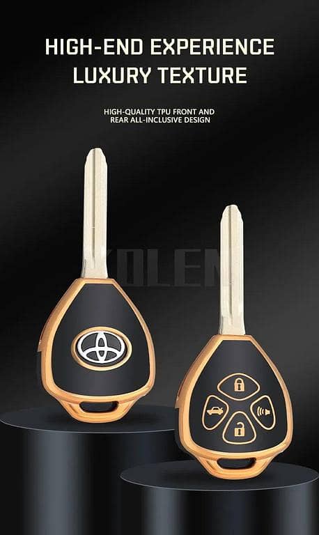 Totoya Corolla TPU Key Cover - 3 Button for Corolla (2009–2014)