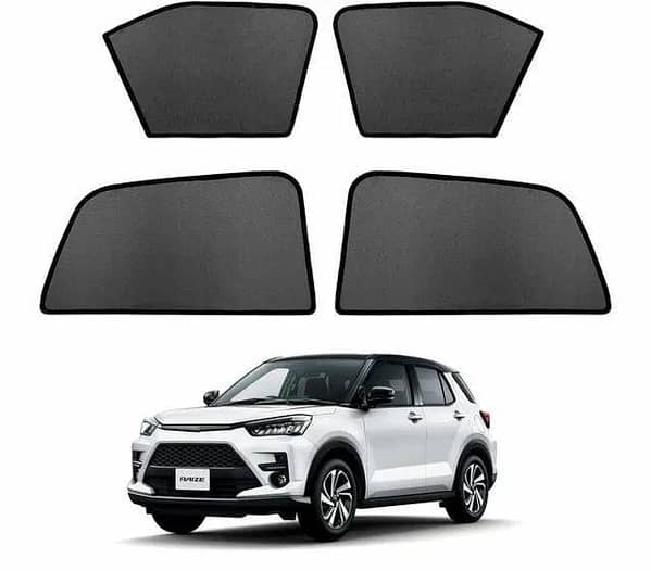 4-Piece Side Window Curtains for Toyota Raize Side Blinds