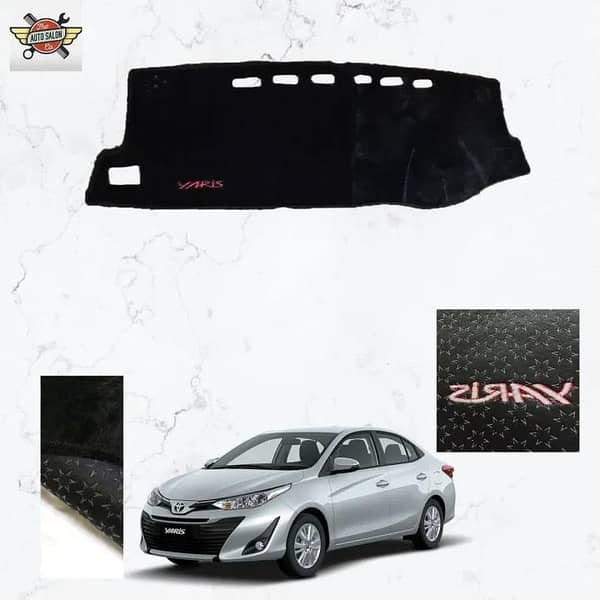 Toyota Yaris 2020-2021 Velvet Dashboard Mat