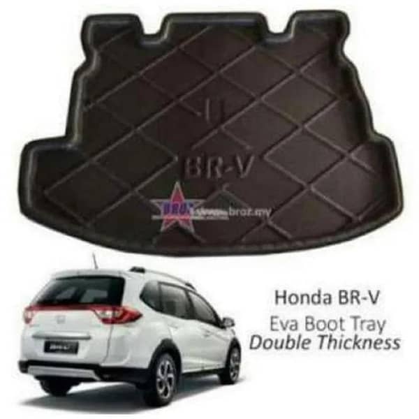 Trunk Tray for Honda BR-V — PVC, Custom Fit (Low-Density Polyethylene)