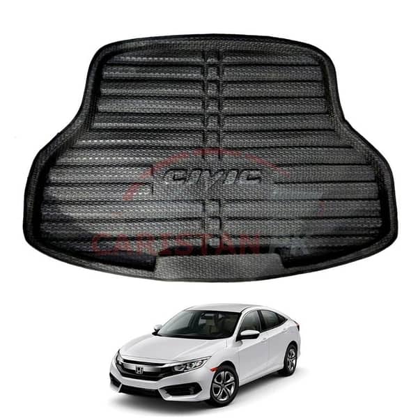 Honda Civic Foam Trunk Mat Black 2016-2021