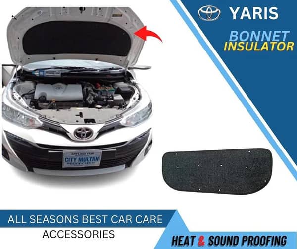Toyota Yaris Bonnet Insulator for Heat Resistance and Sound Proofing