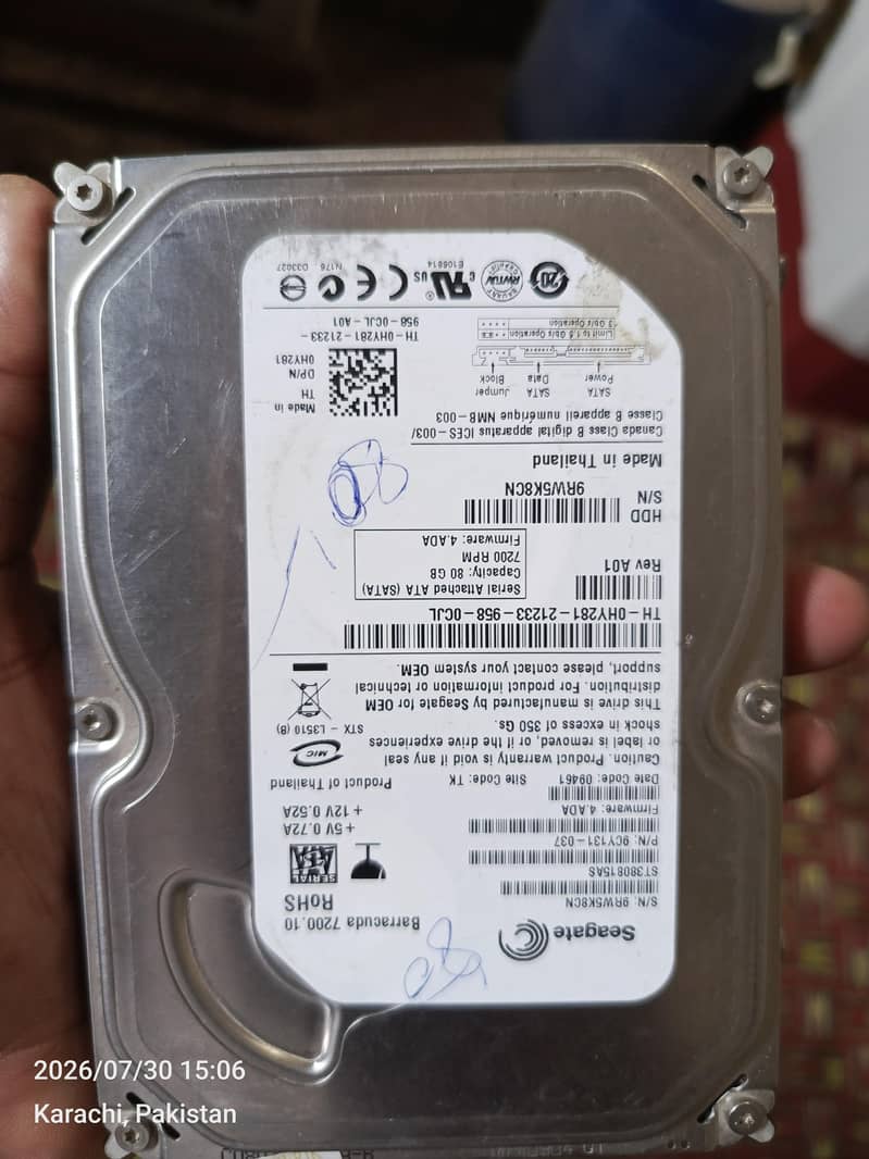 hard drive 250gb 1