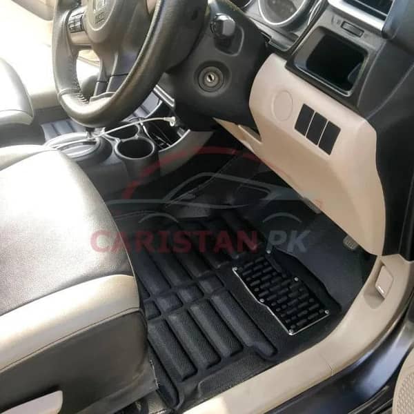 Honda BR-V 5-Door Floor Mats, Black, 4-Piece Set