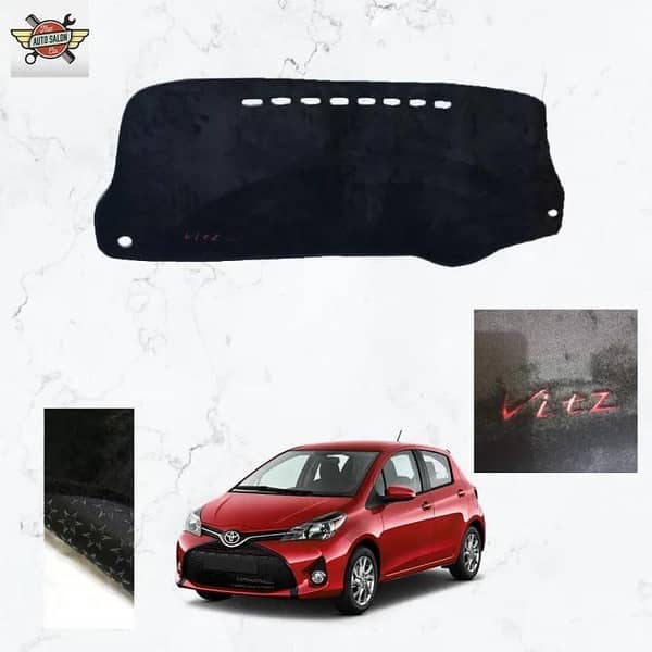 TOYOTA VITZ 2017-2022 Velvet Dashboard Mat