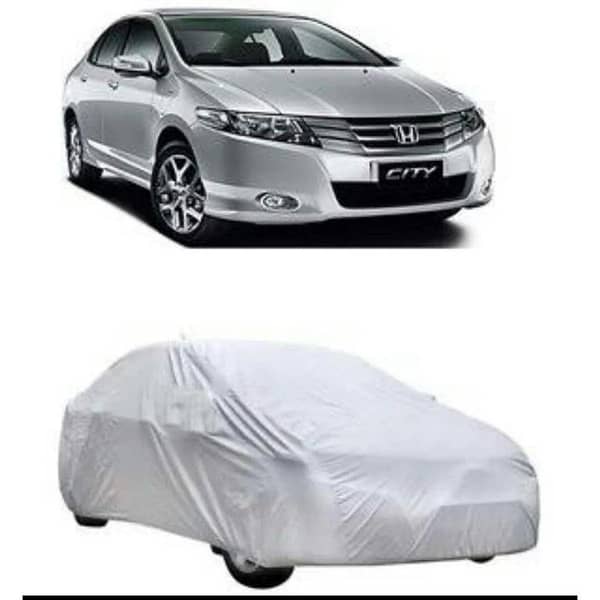 Car Top Cover for Honda City (2009, 2021) - Silver