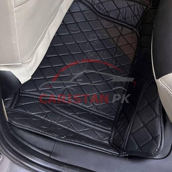Toyota Corolla 7D Floor Mats Full Black 2014-2024 Model