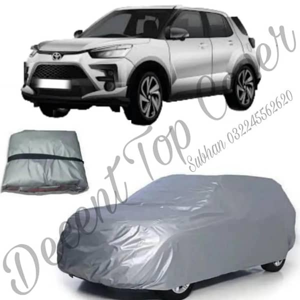 Raize Topcover Parashoot Car Body Cover – Double Layer, 100% Water and Dustproof