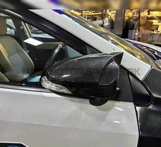 Toyota Corolla Carbon Fiber Side Mirror Covers for 2014-2025