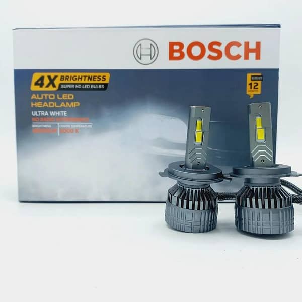 BOSCH 3000W Car Headlight LEDs – Ultra-Bright Iris Headlamps