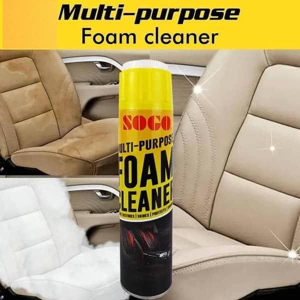 SOGO Car Care Foam Cleaner Spray, 650 ml Multi-Purpose Foam Cleaner