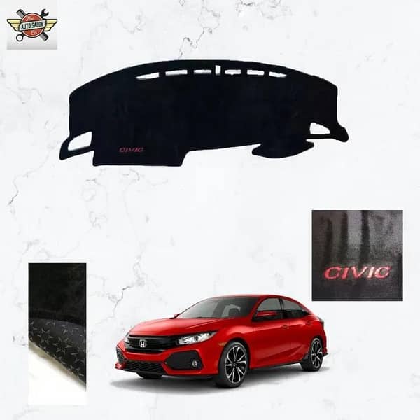 HONDA CIVIC 2016-2021 Velvet Dashboard Cover