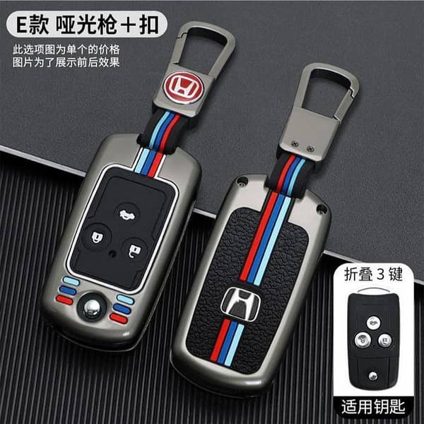 Honda Civic Rebirth: Metal Zinc Alloy Key Case for 9th Generation Key Fob (2013 Model)