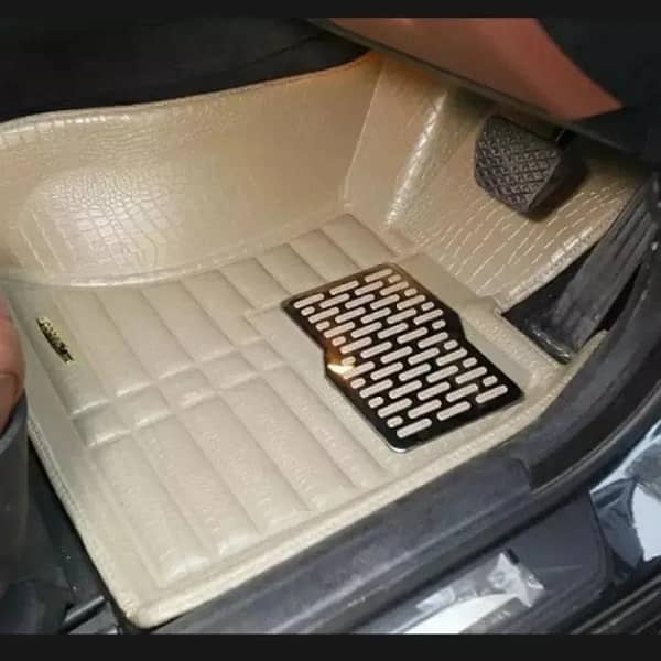 3Pcs 5D Floor Mats for Honda City (2009–2021) – Premium Quality