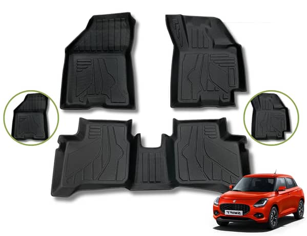 TPE Floor Mats for Suzuki New Swift (2017-2025) – All-Weather Custom Fit