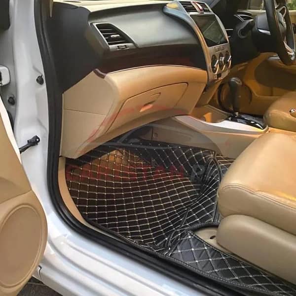 Honda City 7D Floor Mats Black (2009–2021)