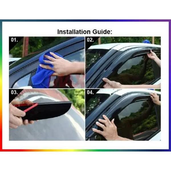 Dahaitsu Charade Air Press Sun Visor Rain Protector with Double Tap