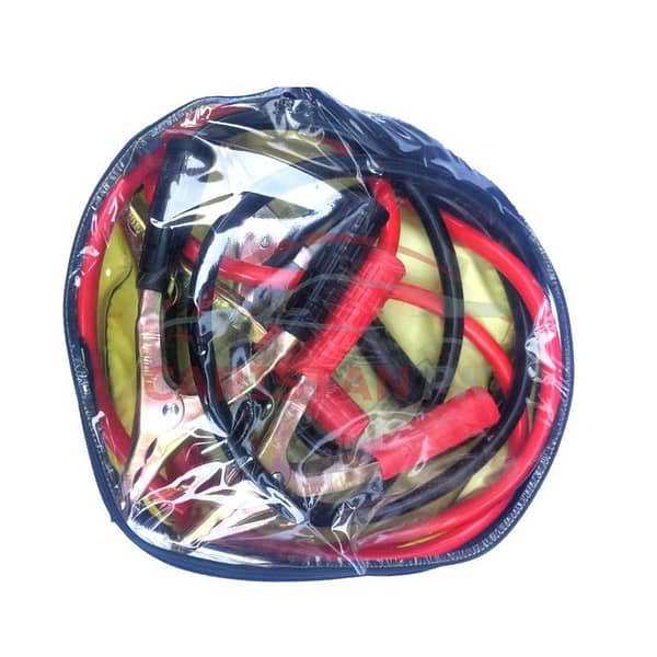 Emergency Booster Cables, All Copper Wire, 600 Amperes (Set of 2)